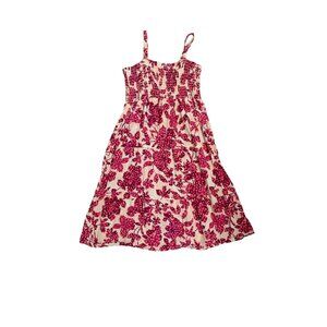 Old Navy Floral Smocked Spaghetti Strap Dress Size 8